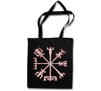Urban Backwoods Vegvisir Viking Compass Shopper Reusable Hipster Shopping Cotton Bag