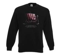 Urban Backwoods Viking Ship II Sweatshirt Pullover Sweater Sweat - Vikings Schiff Wikinger Langboot Drachenboot Langschiff Ruderboot Longship Norsemen Sizes S - 5XL Black