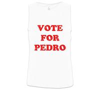 Urban Backwoods Vote for Pedro Men Tank Top Training Gym Vest Shirt White Size L