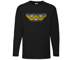 Urban Backwoods Weyland Yutani Corp Men Long Sleeve T-Shirt Black Size M