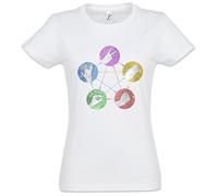 Urban Backwoods White Paper & Rock Women T-Shirt White Size M