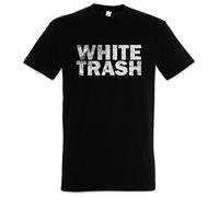 Urban Backwoods White Trash Men T-Shirt Black Size M