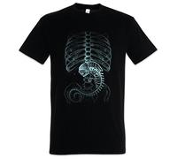 Urban Backwoods Xenomorph Alien Men T-Shirt Black Size 3XL
