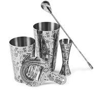 Urban Bar Tiki 5 Piece Cocktail Set Barware