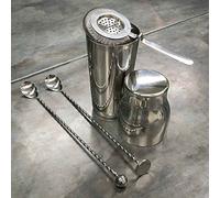 Urban Bar Calabrese Cocktail Set - Designer Barware Individually Gift Boxed - Made from Japanese Steel