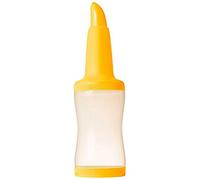 Urban Bar Freepour Bottle 1.05 Litres - Plastic Store and Pour Juice Bottles, Yellow