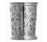 Urban Bar Julep Cup, with Tattoo Decoration 18/8 Stainless Steel 40cl Model No UB3550
