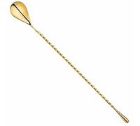 Urban Bar Long Bar Spoon in Gift Box, Drop, Gold Finish 30cm Model No UB4043