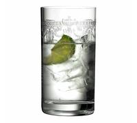 Urban Bar Water Glass 1890, Lead Free Crystal with Vintage Etching 24cl Model No UB500-1