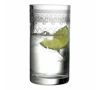 Urban Bar Water Glass 1910, Lead Free Crystal with Vintage Etching 24cl Model No UB500-2