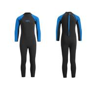 Urban Beach 2mm Neoprene Wetsuit, Kids Full Length Summer Wetsuit for Boys and Girls Black