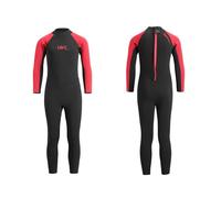 UB Kids Sharptooth Long Wetsuit - 11-12 Years - Black/Red