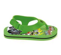 Urban Beach Infants Boys FW589 Monster Van Beach Flip Flops Sandals Shoes (Size 7, Green)