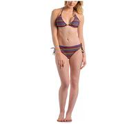 Urban Beach Ladies UPF 50+ Bikini (Blue Stripe, UK 12)