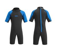 Urban Beach Unisex-Youth Kids Sharptooth Short Wetsuit, Blue, L