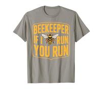 Urban Beekeeper If I Run You Run Beekeeping T-Shirt