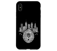 Urban Beekeeping City Beekeeper Beehive Skyline Bee Case for iPhone XS Max