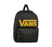 Urban Black Backpack with Yellow Logo - unisex - Vans - Backpacks - Green - ONE SIZE - Bags ONE SIZE