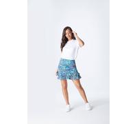 Urban Bliss Babette Ruffle Mini Skirt In Blue Blue 12