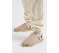 Urban Bliss Beige Chunky Sling Back Clogs - 5