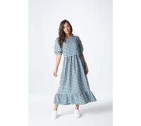 Urban Bliss Brittany Check Smock Dress - 8
