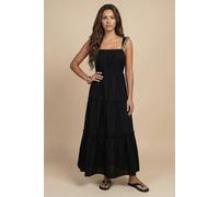 Urban Bliss Broidery Ruffle Strap Tiered Maxi Dress - 18