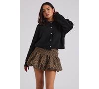Urban Bliss Bubble Hem Mini Skirt In Brown Brown 14