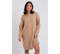 Urban Bliss Camel Crew Neck Mini Dress - M
