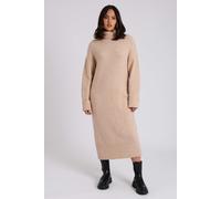 Urban Bliss Camel Roll Neck Midi Dress - L