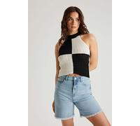 Urban Bliss Checker Racer Knit Vest - 8