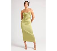 Urban Bliss Corset Midi Dress In Khaki Khaki