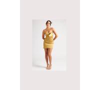 Urban Bliss Corset Slip Dress In Yellow Yellow