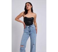 Urban Bliss Corset Top In Black Black