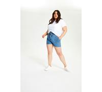 Urban Bliss Curve Liv Paperbag Short Mid Wash - 26