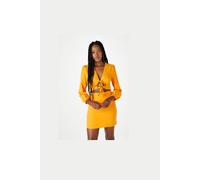 Urban Bliss Cut Out Shirt Dress In Orange Orange