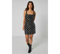 Urban Bliss Diamond Sequin Mini Dress - 10