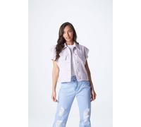 Urban Bliss Dogtooth Gilet In Lilac Lilac 14