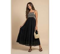 Urban Bliss Embroidery Panel Gauze Dress - 8