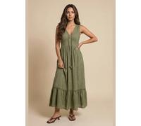 Urban Bliss Embroidery Tassel Maxi Dress - 12