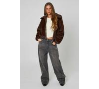 Urban Bliss Faux Fur Bomber Jacket - 12