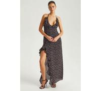 Urban Bliss Floral Ruffle Strappy Maxi Dress - 8