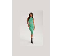 Urban Bliss Fluffy Tube Midi Skirt In Green Green