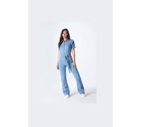 Urban Bliss Jupiter Flare Jumpsuit In Light Blue Light Blue 8