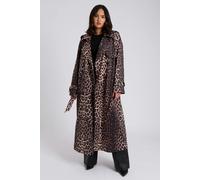 Urban Bliss Leopard Print Trench - 14