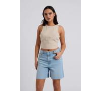 Urban Bliss Linen Blend Tie Back Top - 16
