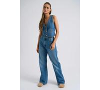Urban Bliss Mid Wash Wide Leg Jean - 16