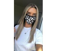 Urban Bliss Mono Animal Face Covering - One Size