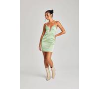 Urban Bliss Mya U-Bar Slip Dress In Light Khaki Light Khaki 10