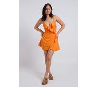 Urban Bliss Orange Cami Woven frill Tea Dress - 8