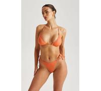 Urban Bliss Orange Sparkly Tie Bikini Bottoms Orange 16